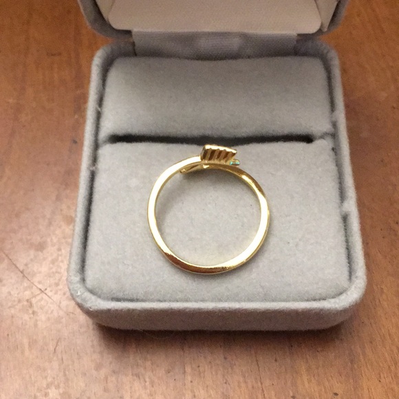 GOLD PLATED STERLING SILVER WRAPAROUND RING - Picture 2 of 5